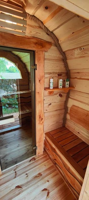 Sauna ogrodowa ocieplona