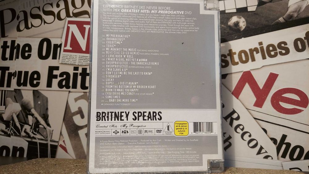 Britney Spears - Greatest Hits: My Prerogative DVD