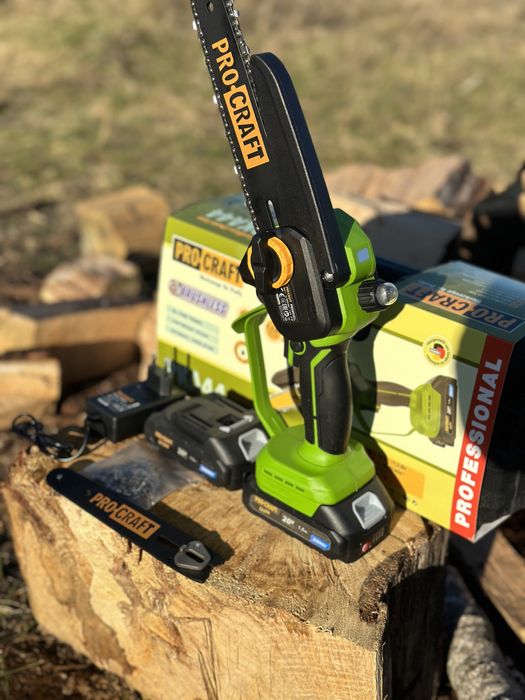 Акумуляторна безщіткова міні пила Procraft pka 44 2шини бум упак