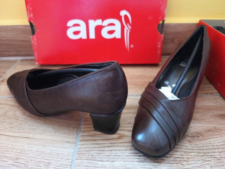 Buty damskie skórzane