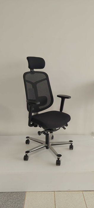 Fotel biurowy, ergonomiczny, regulowany, krzesło do biura, biurka GRID | WYPRZEDAŻ EKSPOZYCJI