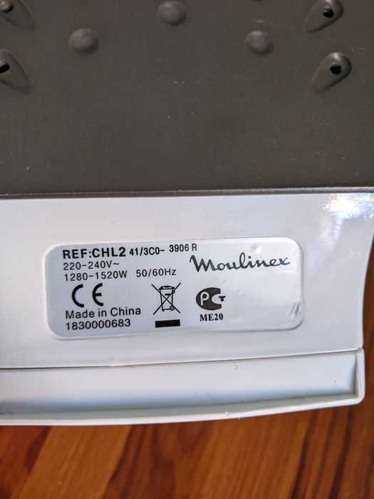 Утюг Molineux principio