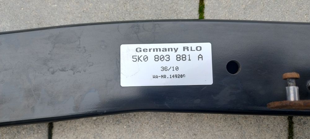 Hak holowniczy wypinany VW Golf 6 ORIS Oryginał