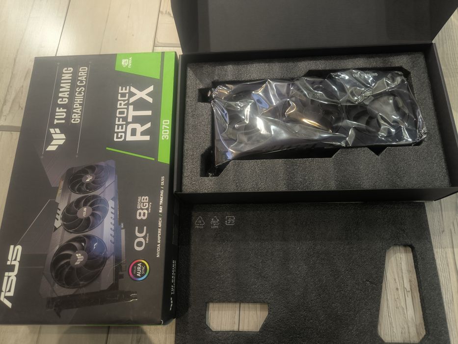 Відеокарта Asus Tuf RTX 3070 08G gaming with aura sync