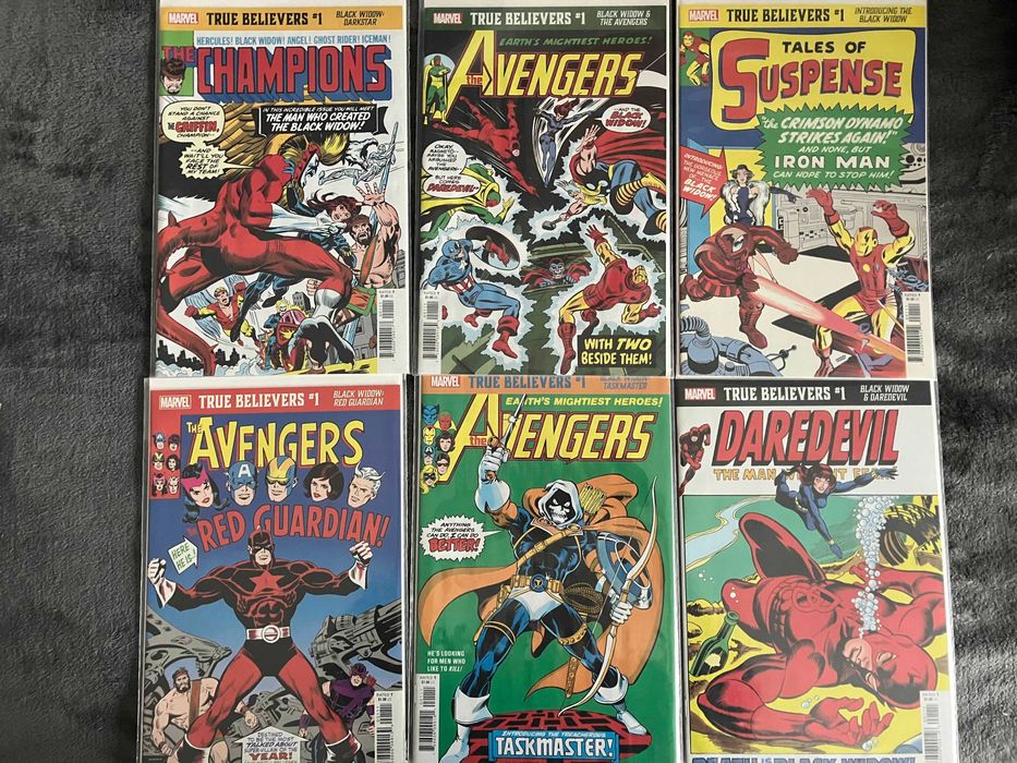 komiksy marvel - x-men, avengers, daredevil, scarlet witch