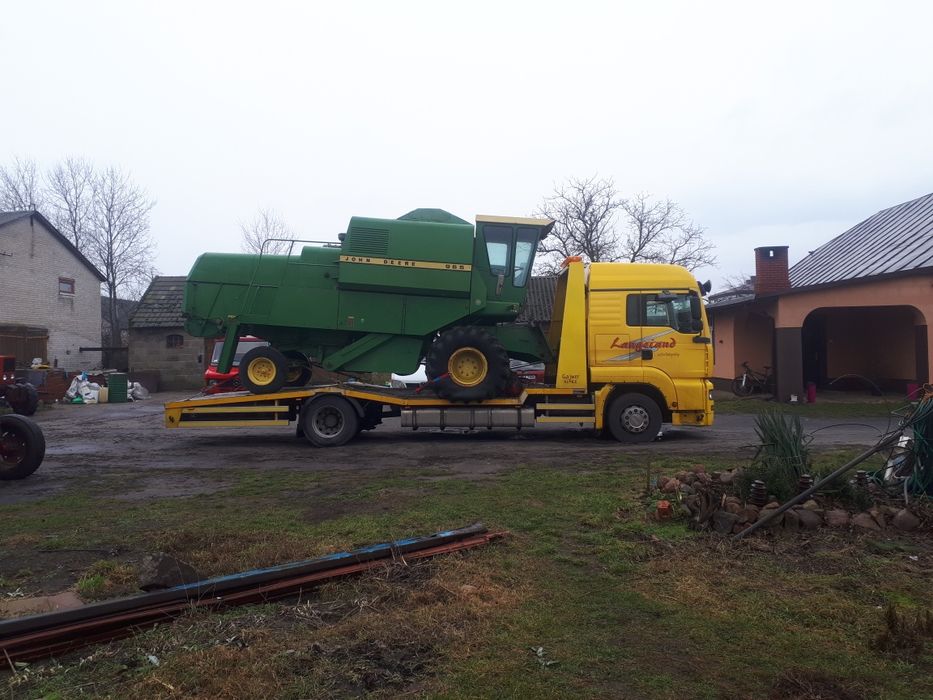 pomoc drogowa transport maszyn rolniczych laweta