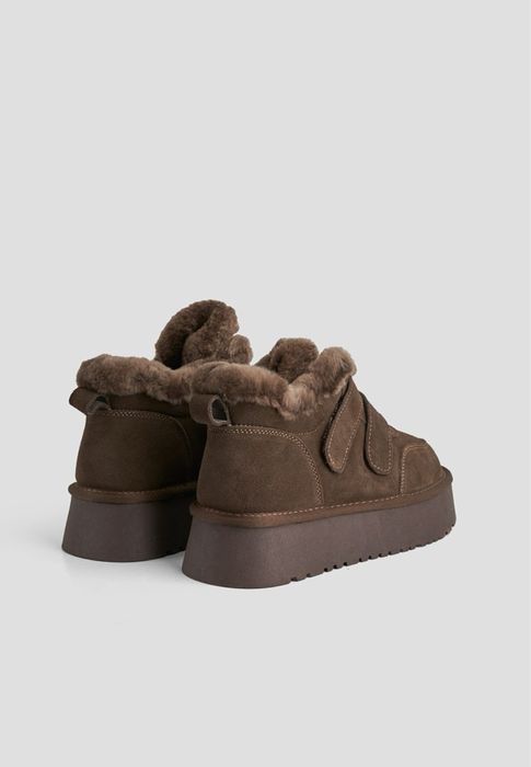 Угги на липучці, уггі на платформі, Зимове взуття, UGG, тепле взуття!