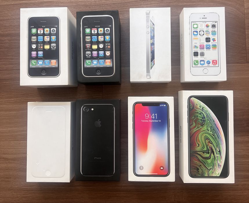 Caixas iPhone originais coleção