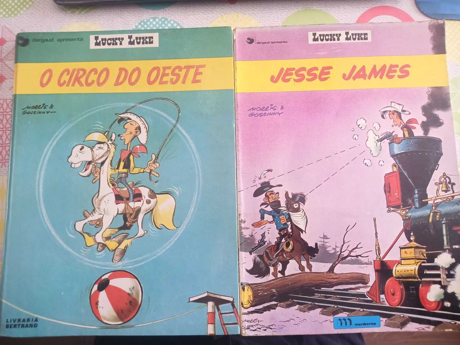 Livros BD - Lucky Luke, Tintim, Marvel, Disney Especial