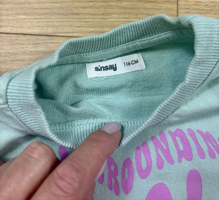 Komplet dla dziewczynki bluza i getry