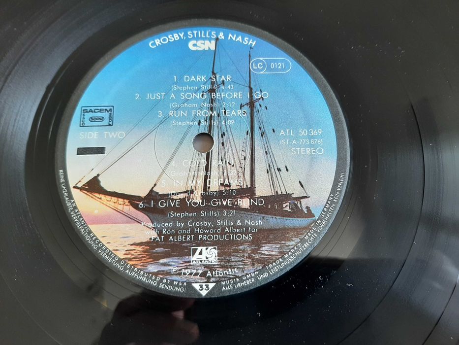 Crosby, Stills & Nash - CSN - França - Vinil LP