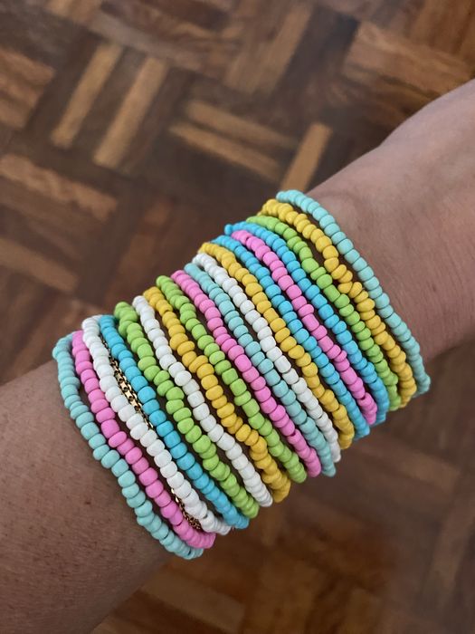 Pulseiras em missangas (envio gratuito)