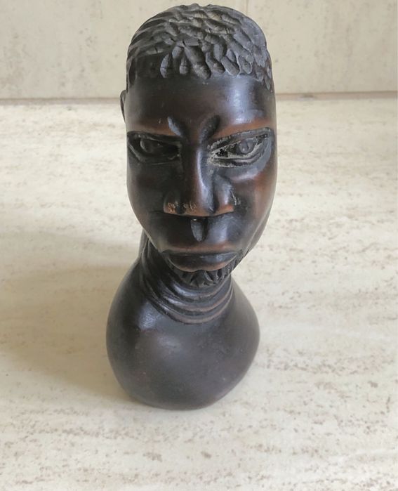Decoração Conjunto de estatuetas pau preto