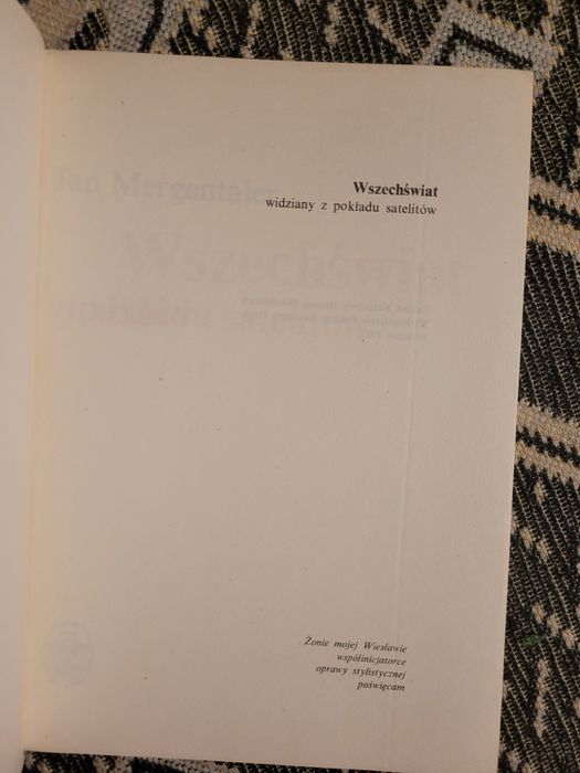 J.Mergentaler Wszechświat widziany z pokładu satelitów 1981 Ossolineum
