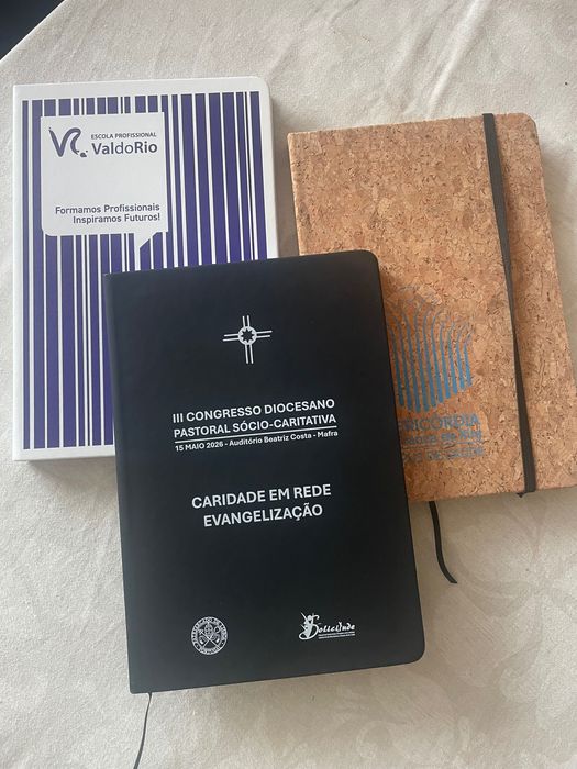 14 Blocos de notas, cadernos lisos NOVOS