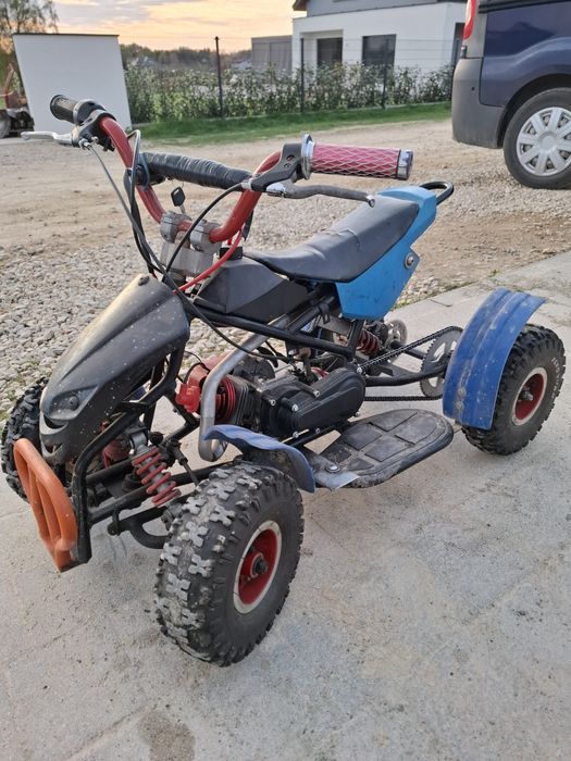 Quad mini, nowy silnik, mocny.