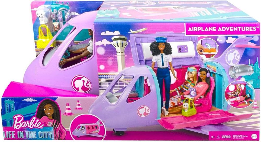 Літак мрії з лялькою Барбі Пілот Barbie Airplane Adventures HCD49