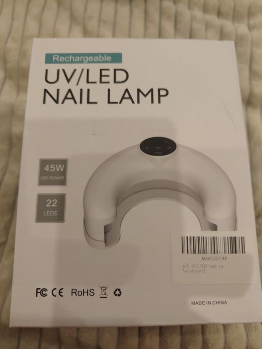 Bezprzewodowa lampa UV/LED do paznokci 45W Akumulatorowa - NOWA