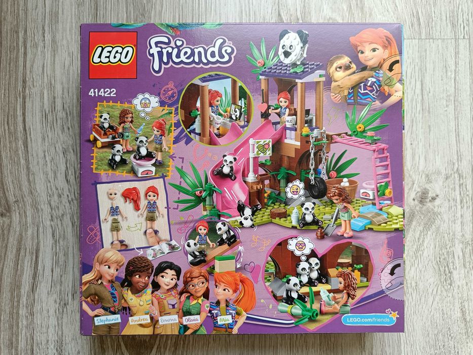 NOWE Klocki Lego 41422 Friends - Domek pand na drzewie
