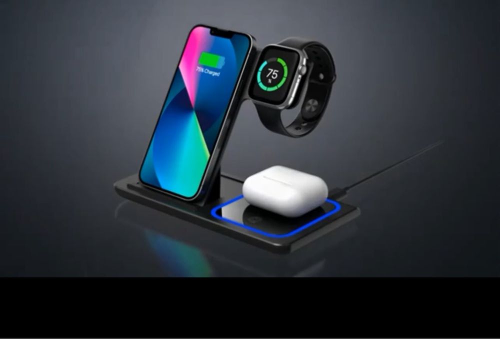 Carregador Wireless / Dock Station 3-1