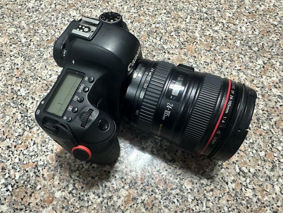 Canon EOS 6D + Lente Canon EF 24–105mm f/4 – Excelente estado