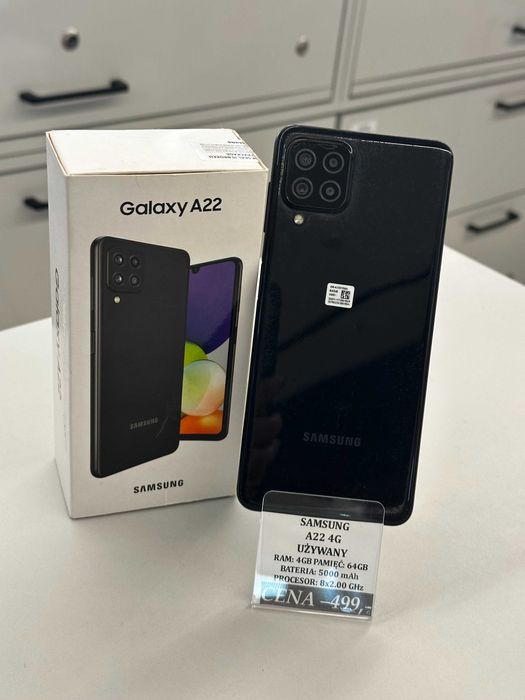 Samsung A22 4G 4/64GB Topcase Vivo *Raty 0%