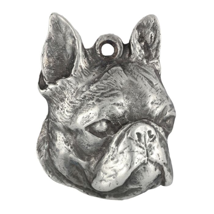 Boston Terrier brelok do kluczy posrebrzany Art-Dog