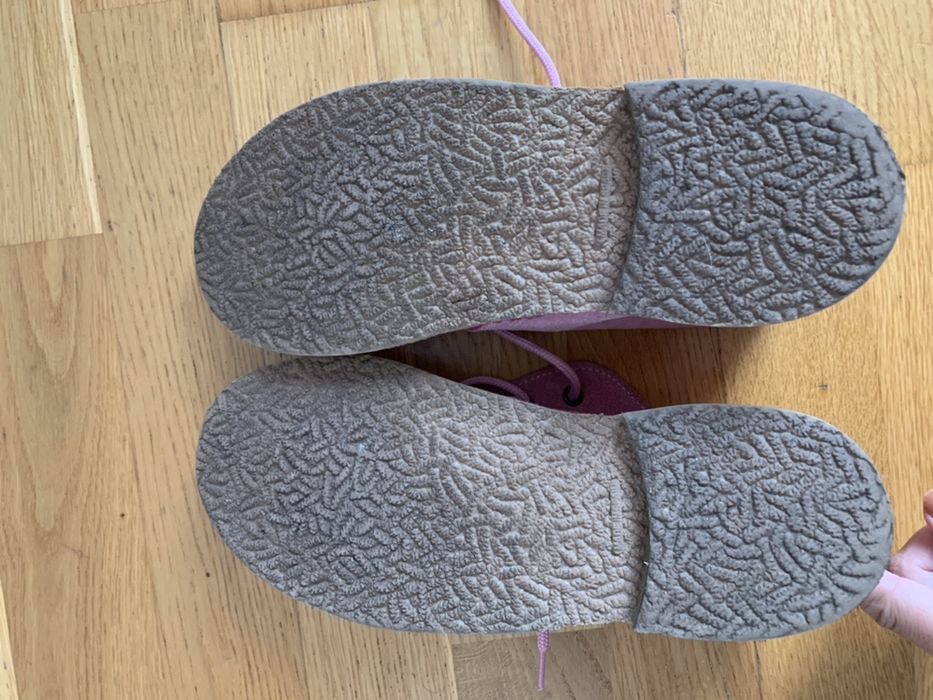 Botas safari Pisamonas camurca rosa tamanho 38