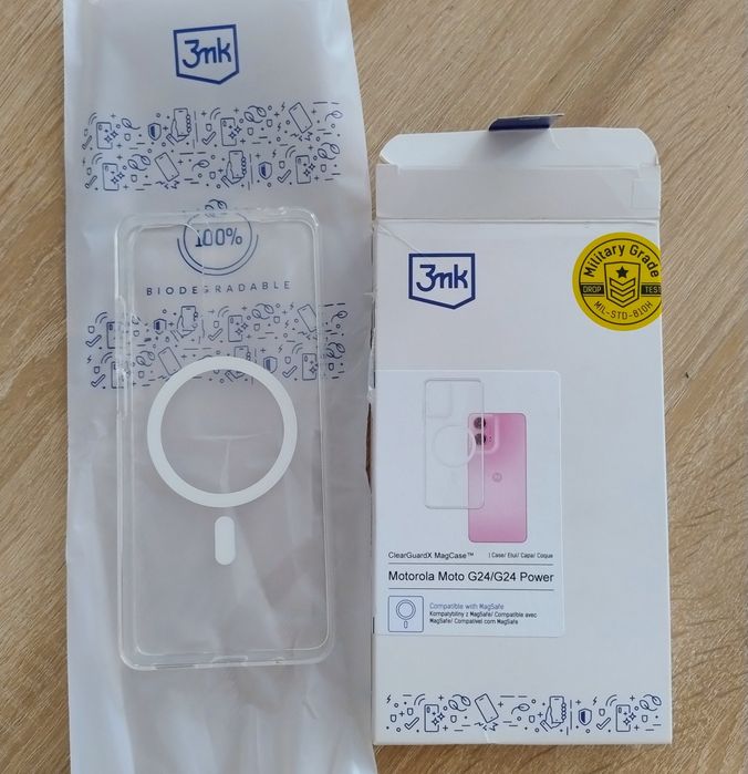 NOWE etui 3mk do Motorola G24/G24 Power silikon przeźroczysty