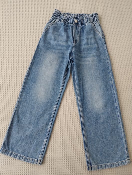 Джинси для дівчинки H&M, Wide Leg, розмір 9-10 років