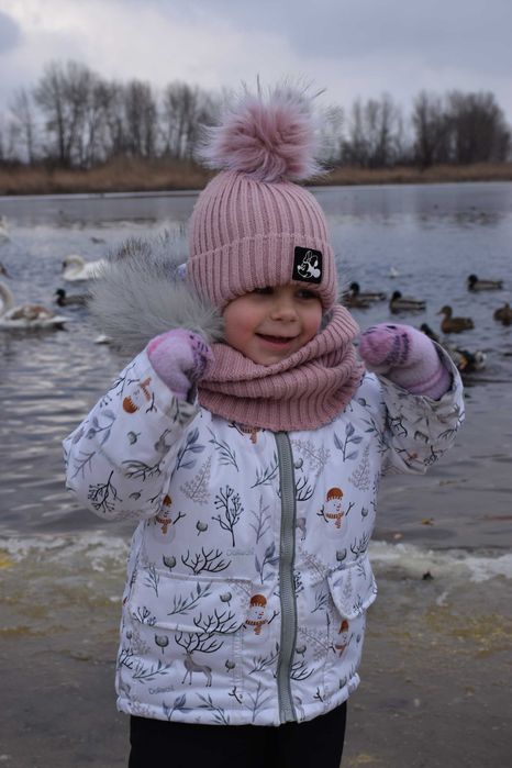 Зимова куртка-парка дитяча з опушкою DoRechi