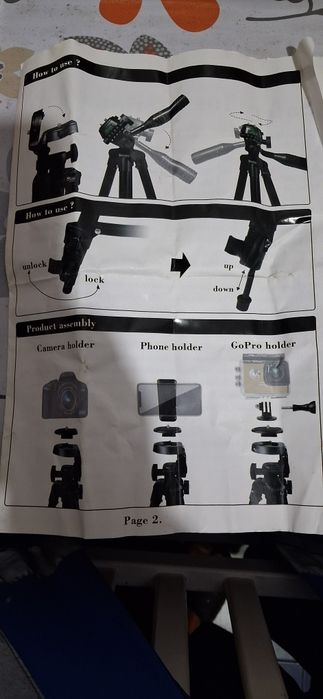 Tripé para máquina fotográfica TM