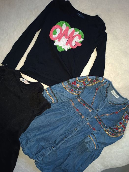 Ubranka dla dziewczynki 110 116