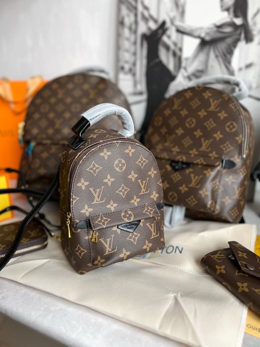 Рюкзачок жіночий Louis Vuitton Palm Springs Mini рюкзак сумка луи вито