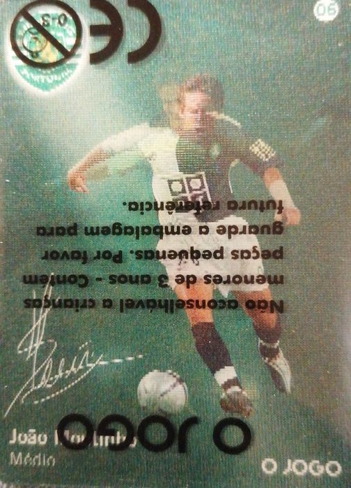 Sporting CP 2005/06 - Pack 24 Cartas Mágicas SELADAS (Falta nº 2 Rogério)
