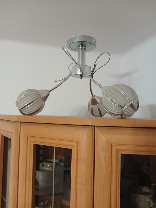 Lampa 3 żarówka komplet