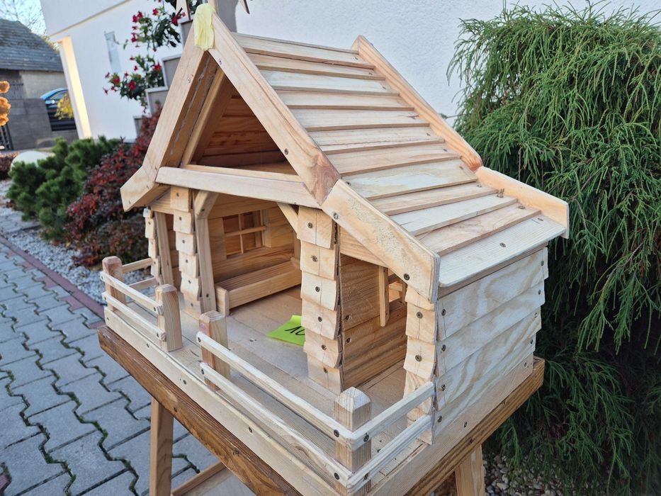 Szopka bożonarodzeniowa Duża Drewniana Światełka, nr 10