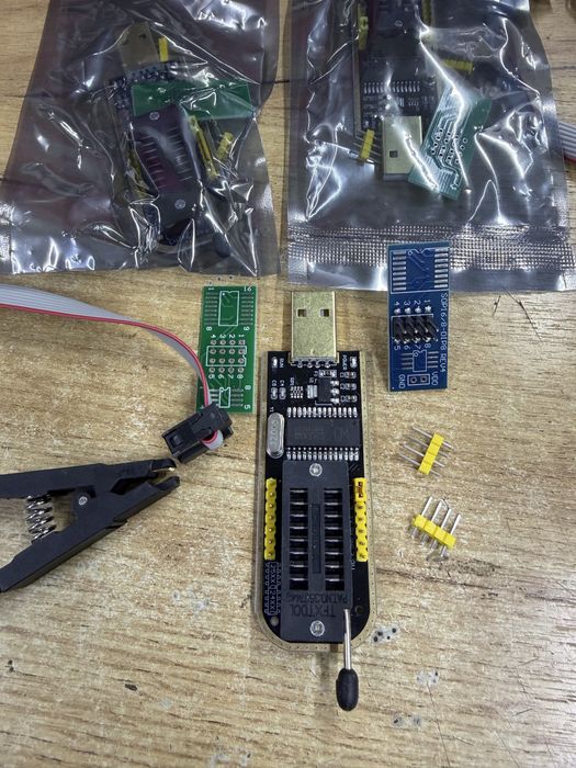 Програматор CH341A USB SPI EEPROM BIOS комплект