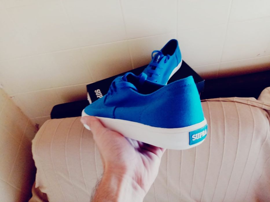 Sapatilhas Supra Azuis (Novas)