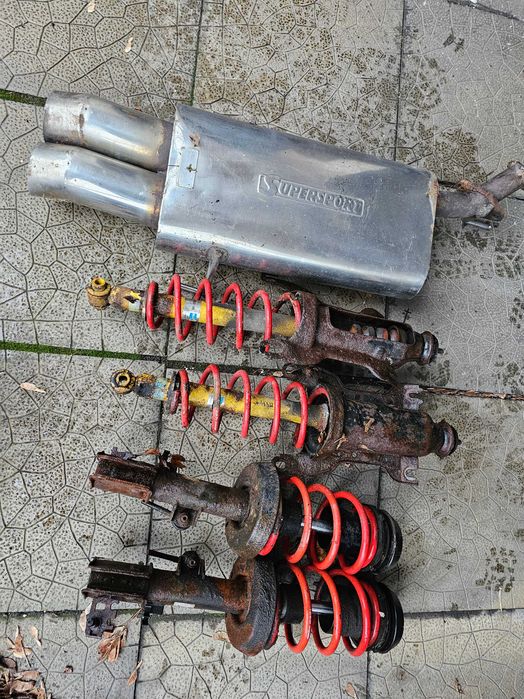 OPEL Vectra B  amortyzatory sprężyny tłumik końcowy cześći
