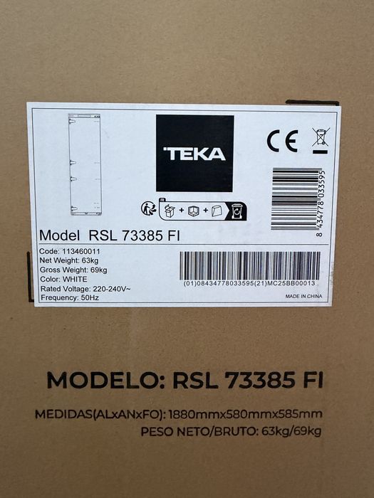 Teka - Frigorifico e Arca Vertical