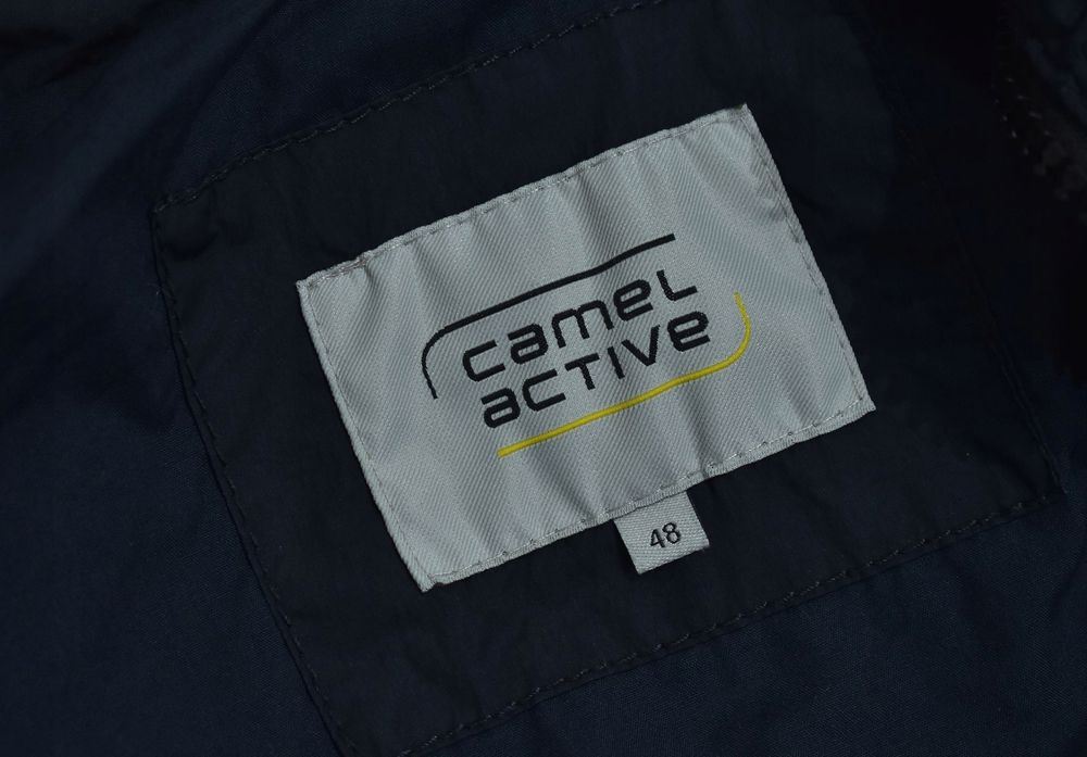 Camel Active Męska Kurtka Wiatówka Z Chowanym Kapturem 48