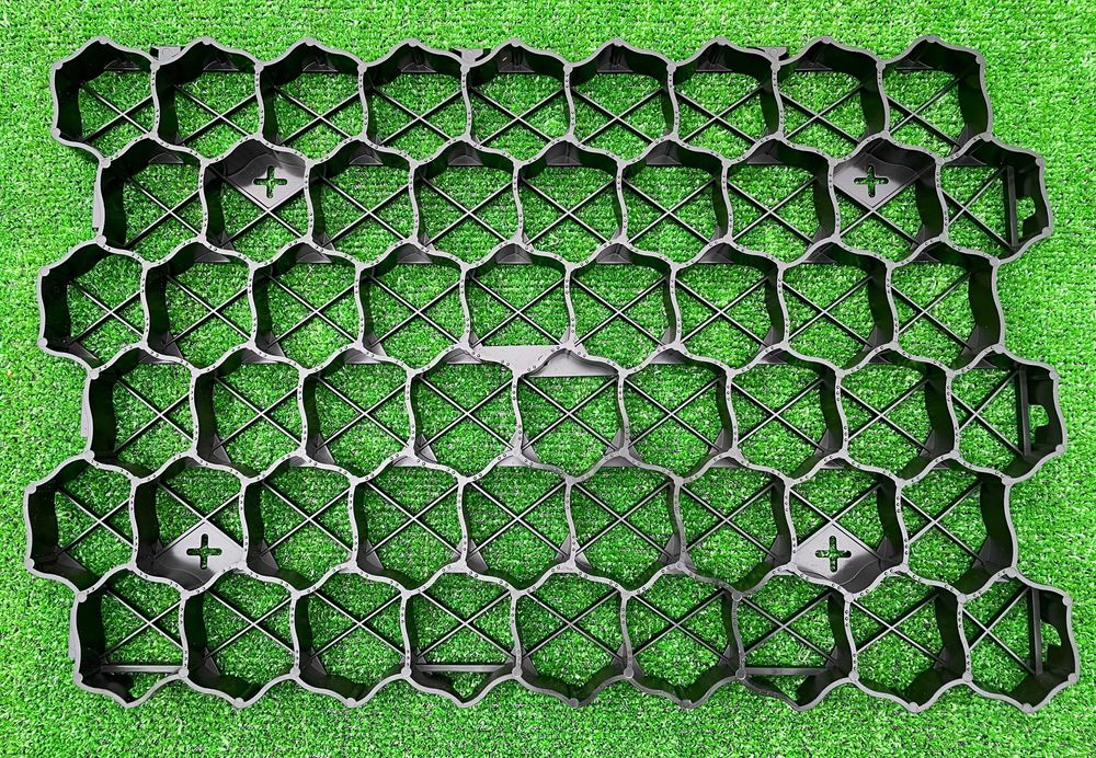 KRATKA KRATA TRAWNIKOWA Geokrata Ogrodowa Parkingowa 600x400 h30