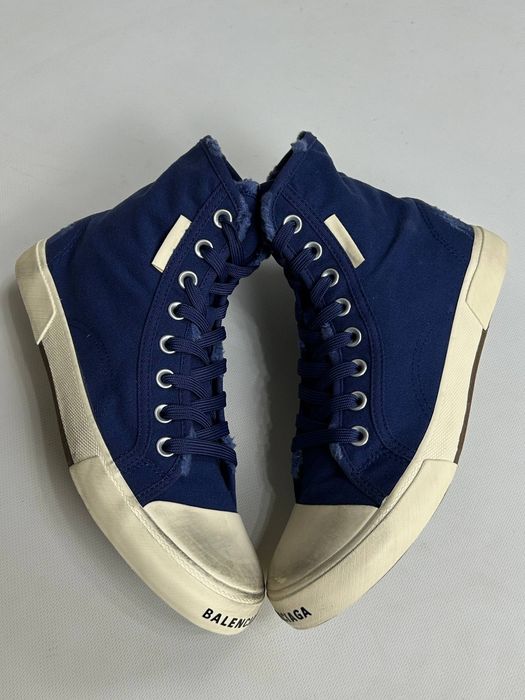 Balenciaga Paris Blue shoes кеди кросівки кроссовки сині 44 43 42 41