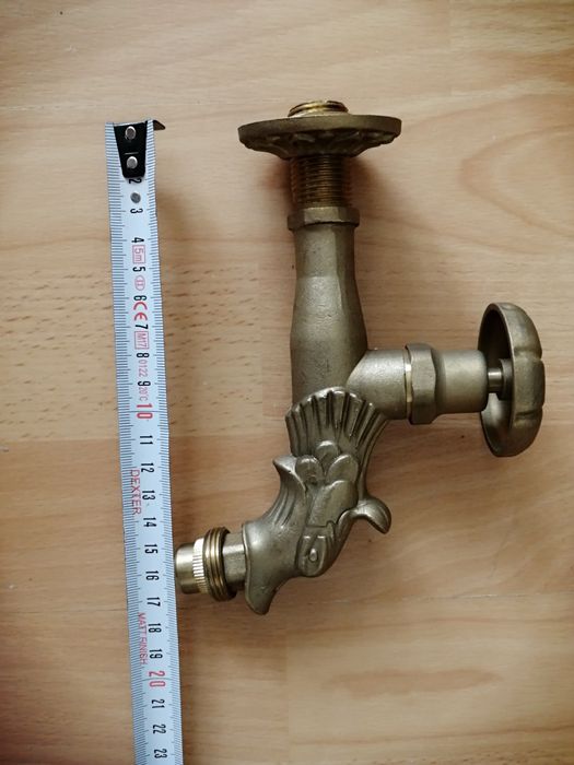 Kran zawór mosiężny ozdobny ogrodowy Smok