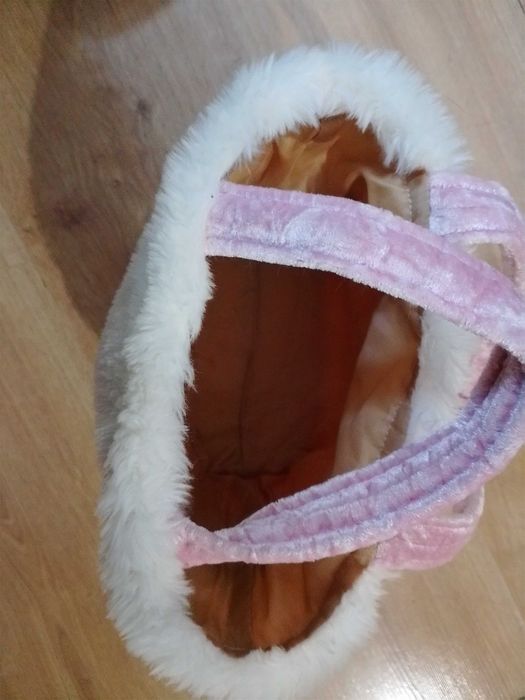 Torebka damska kosmetyczka różowa