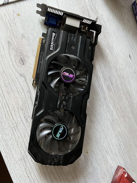 Рабочая Видеокарта Asus Geforce GTX650TI 1GB