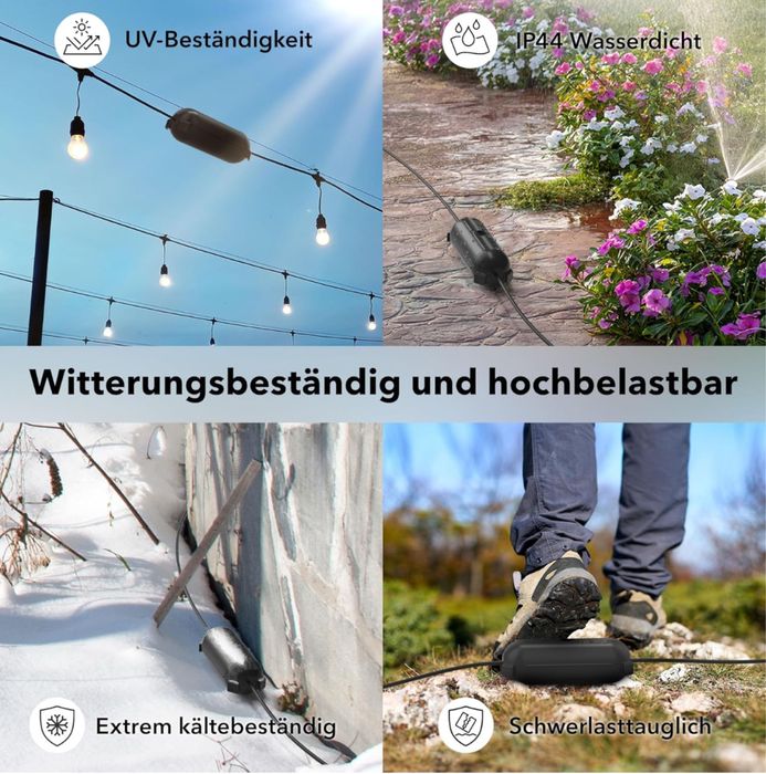 BN-LINK Wodoodporna skrzynka na wtyczke przedłużacza, IP44