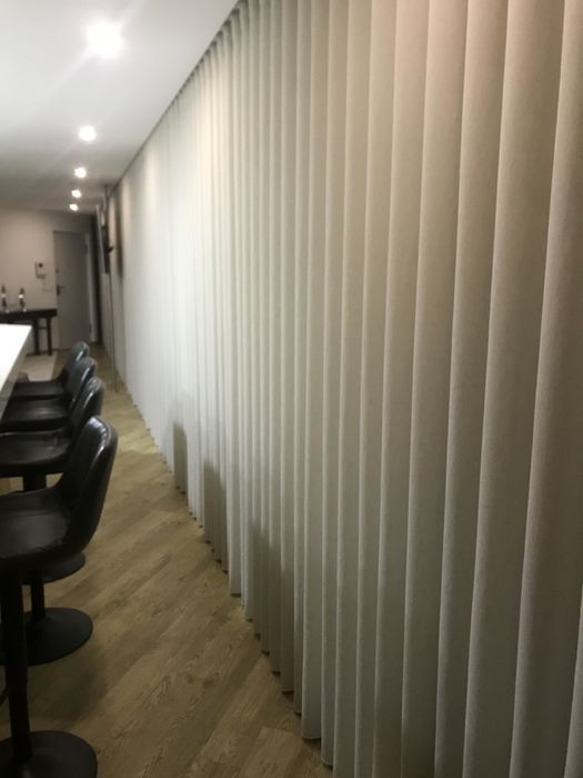 Cortinas de ondas por medida a partir de