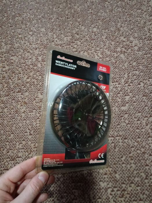 Nowy wentylator samochodowy 12V